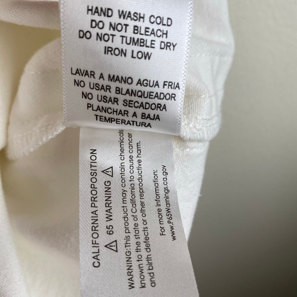 Tuckernuck Hyacinth House Bitsy White Twill Button Mini Dress XL - Picture 15 of 16